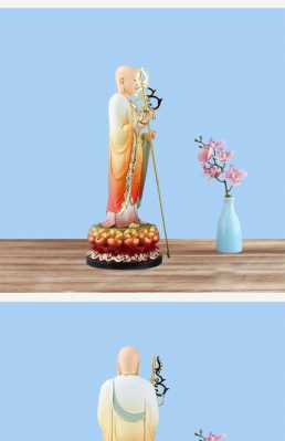 地藏菩萨树脂像（地藏菩萨塑像）-图2