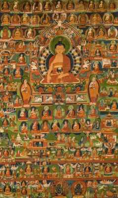 藏传佛教寺院户外唐卡（藏传佛教的唐卡风格）-图2
