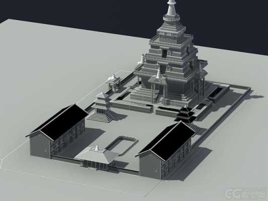 虚拟寺庙（寺庙建模）-图1