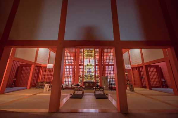 日本幽静的寺庙（日本寺庙内景）