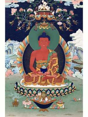 西藏寺庙墙上的唐卡画（西藏唐卡绘画）-图2